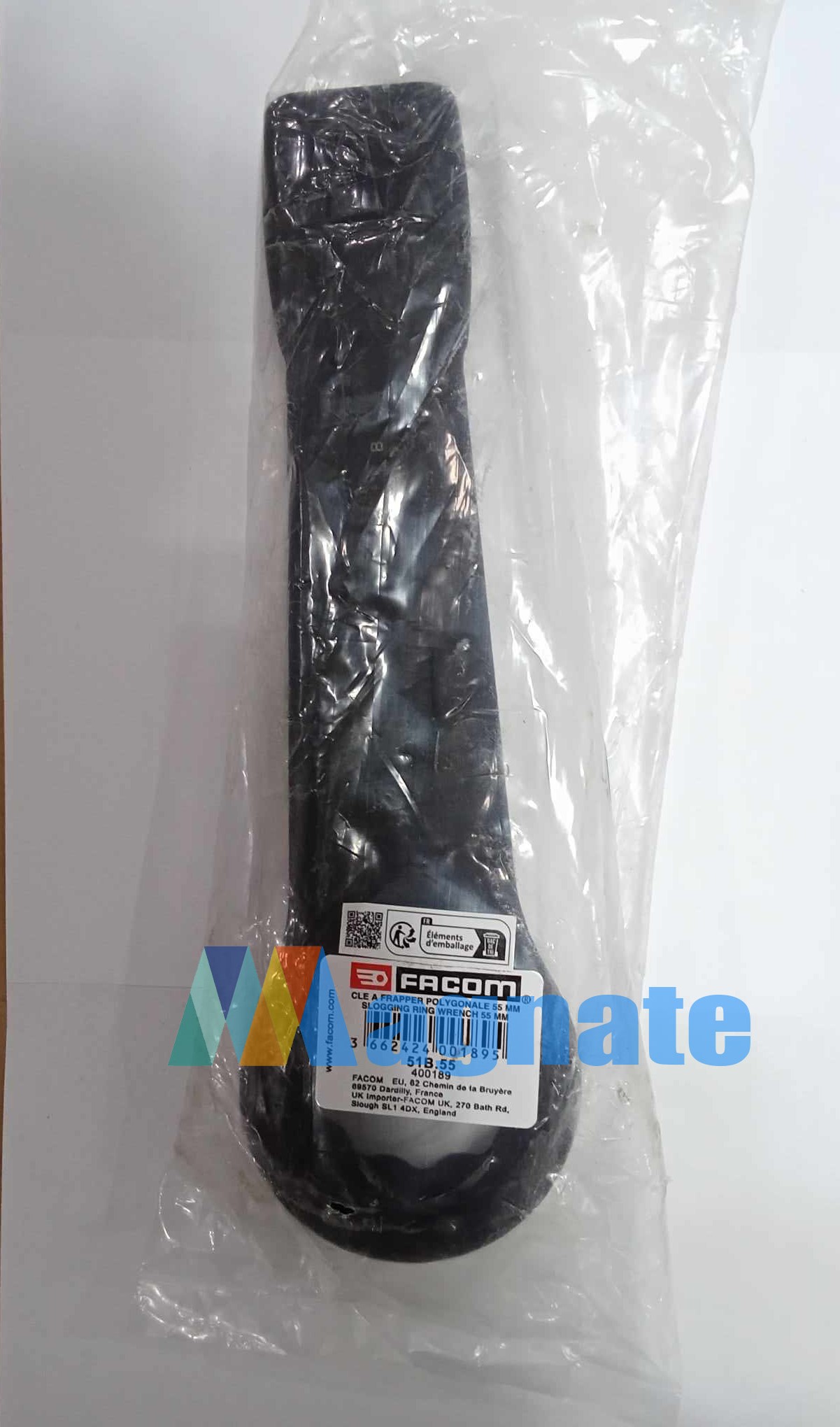 Brand: Facom 55mm Metric impact slogging ring spanner SKU: 51B.55