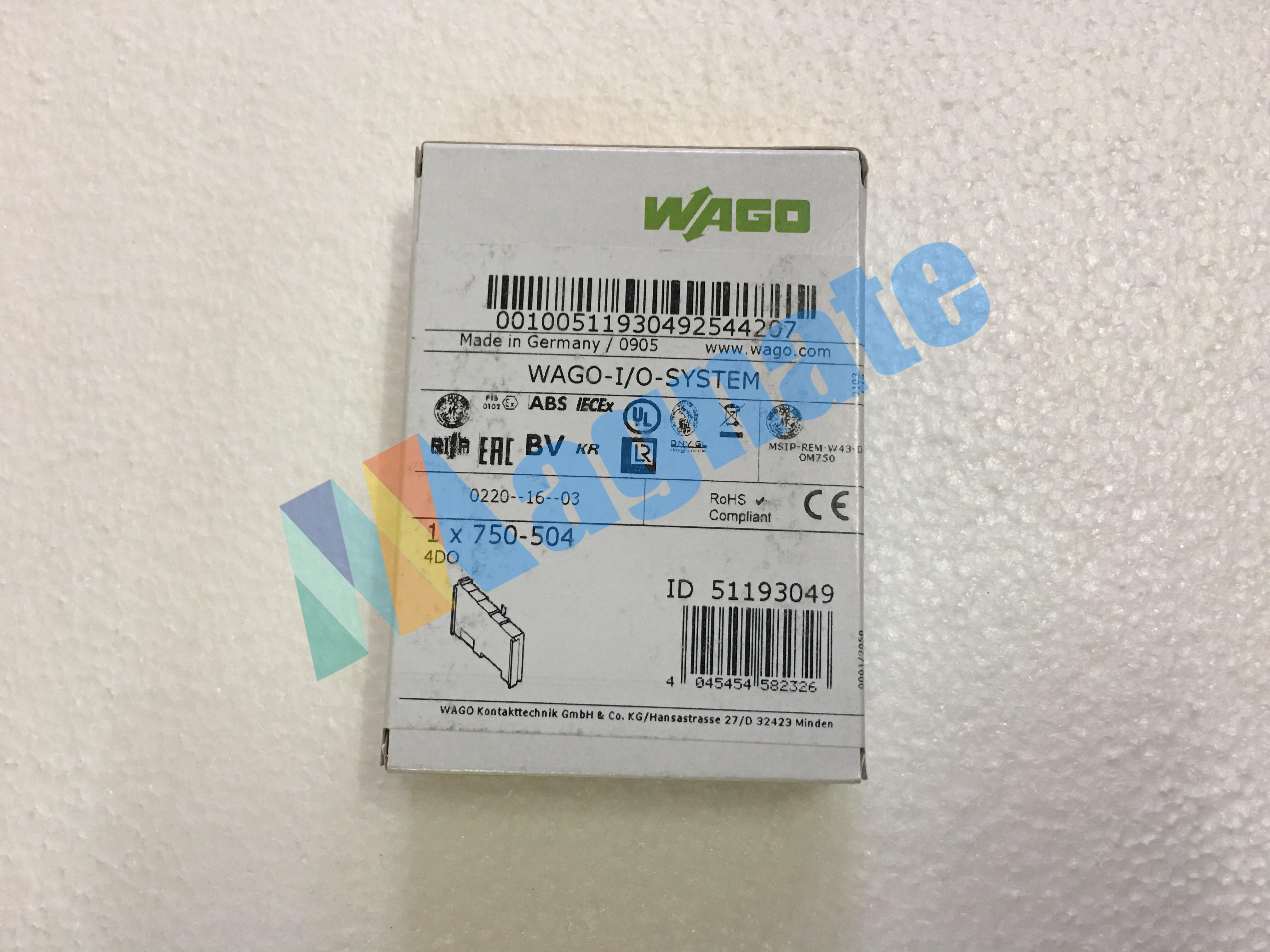 Wago 4DO, PN: 750-504