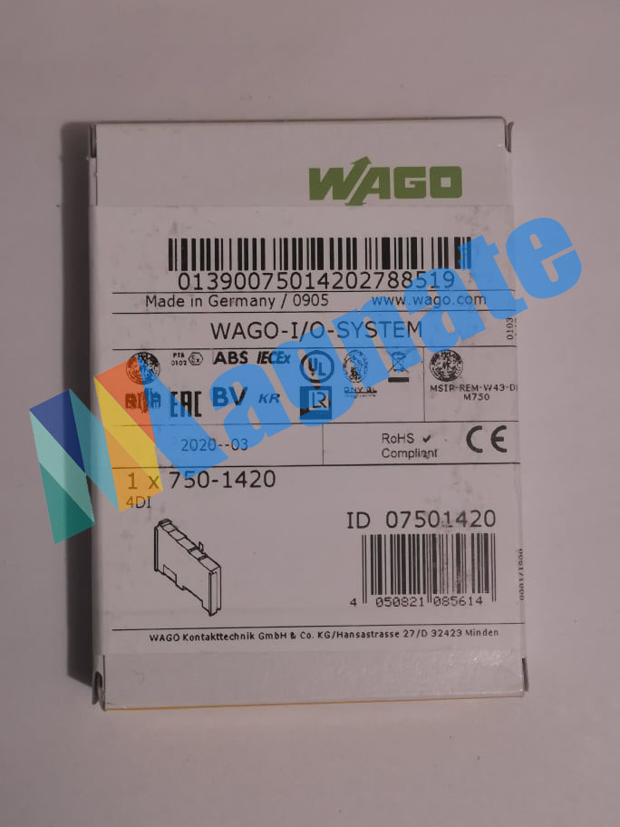 Wago 4DI, PN: 750-1420