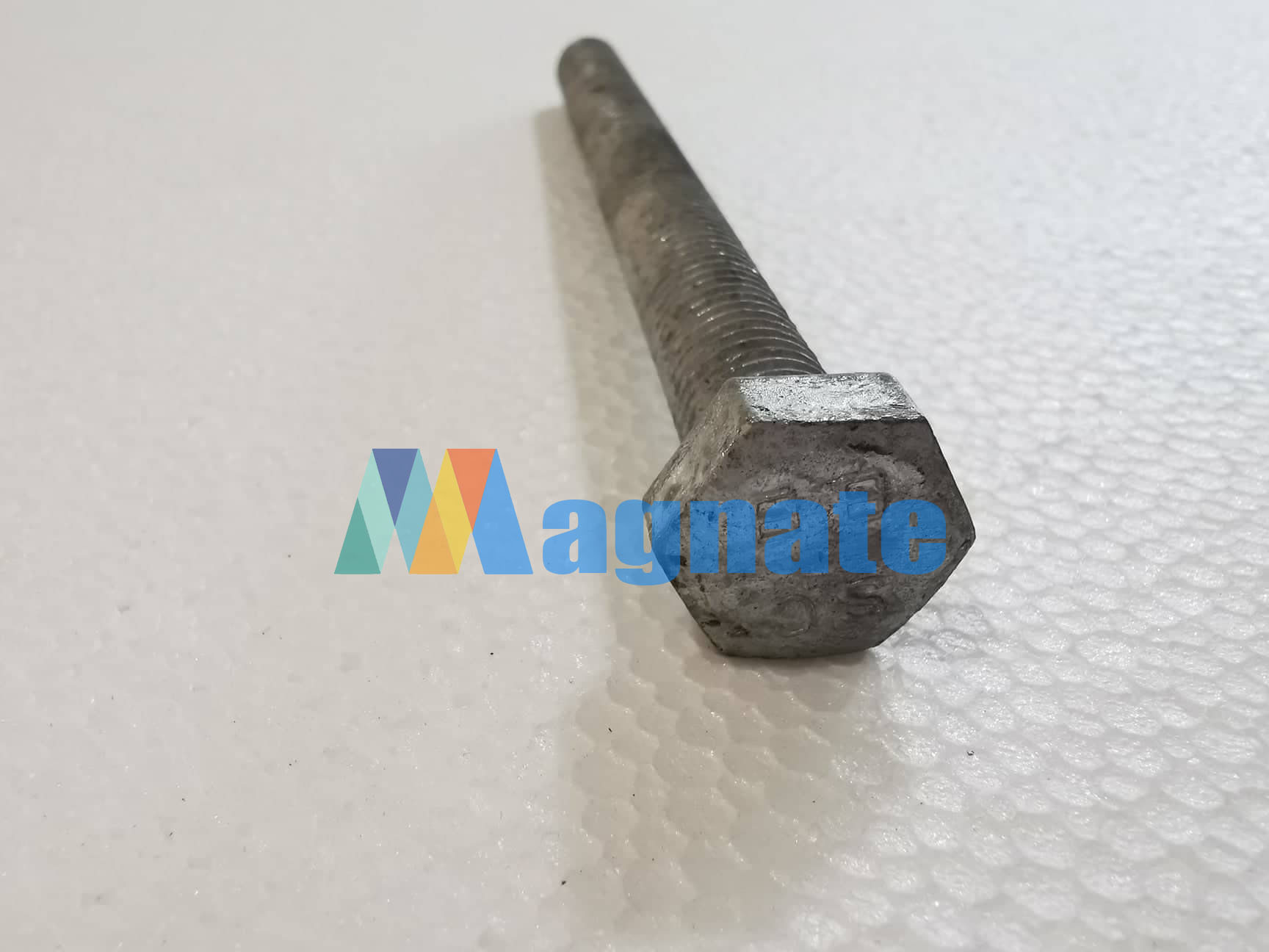 Hot Dip Galvanized Bolt Size: M12*140 Pitch gauge: 1.75mm Grade: 8.8
