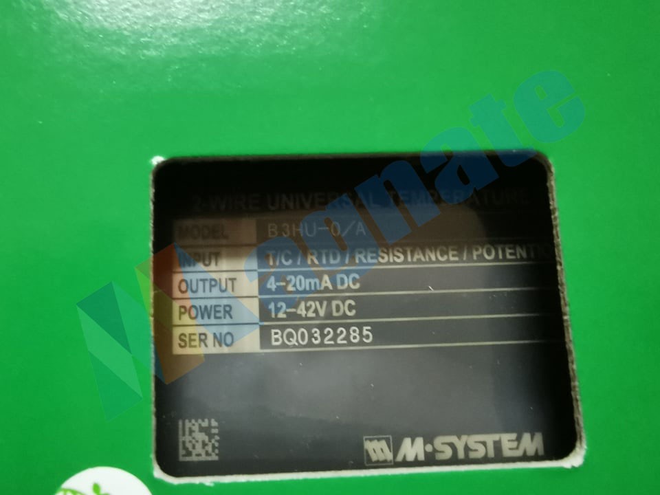 M-System 2-wire universal temperature transmitter B3HU-0/A